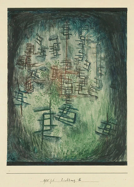 Lichtung E (Clearing E), 1930. Creator: Klee, Paul (1879-1940)