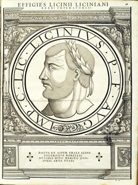 Framed Print : Licinius I (263 - 325 AD), 1559 Framed Print : Licinius I (263 - 325 AD), 1559