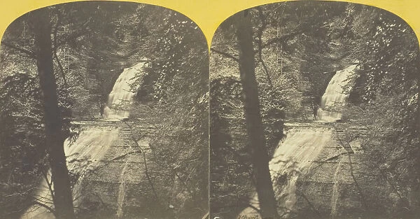 Lick Brook, near Ithaca, N.Y. 1st and 2d Falls, 1860  /  65. Creator: J. C. Burritt