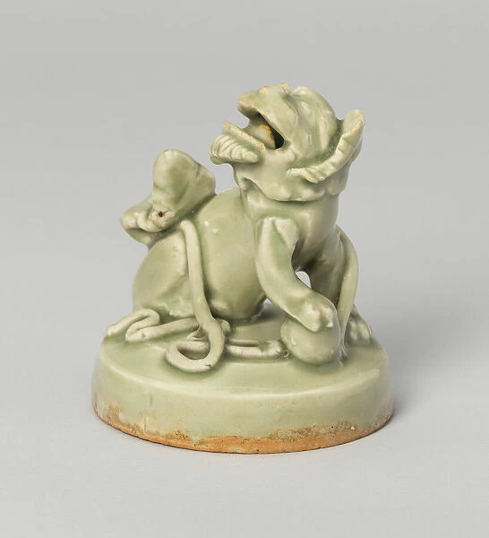 Lid with Lion-Dog, probably for Incense Burner, Northern Song dynasty, c. 12th century