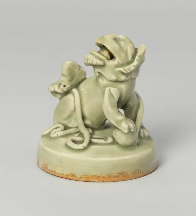 Framed Print : Lid with Lion-Dog, probably for Incense Burner, Northern Song dynasty, c. 12th century Framed Print : Lid with Lion-Dog, probably for Incense Burner, Northern Song dynasty, c. 12th century