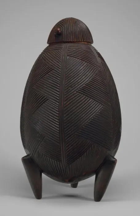 Framed Print : Lidded Container, South Africa, Mid-late 19th century. Creator: Unknown Framed Print : Lidded Container, South Africa, Mid-late 19th century. Creator: Unknown