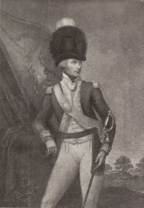 Framed Print : Lieut. -Colonel Cox, Bloomsbury Volunteers, 18th century, (1909). Artist: Francesco Bartolozzi Framed Print : Lieut. -Colonel Cox, Bloomsbury Volunteers, 18th century, (1909). Artist: Francesco Bartolozzi