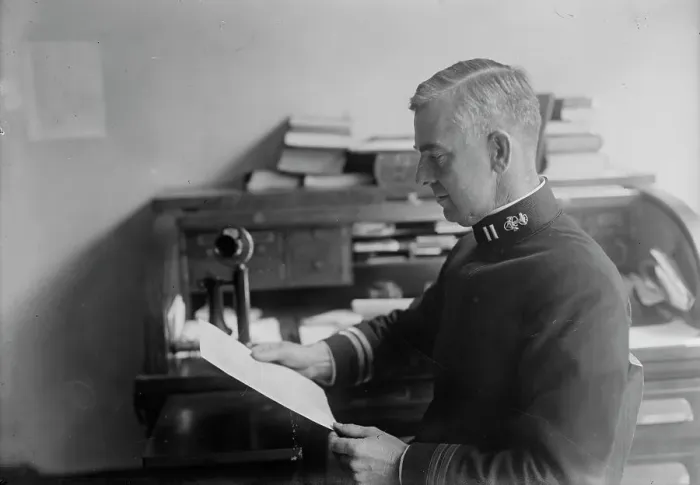 Framed Print : Lieut. O.F. Cooper, U.S.N. between c1915 and c1920. Creator: Bain News Service Framed Print : Lieut. O.F. Cooper, U.S.N. between c1915 and c1920. Creator: Bain News Service