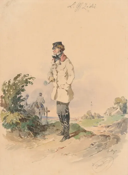 Framed Print : Lieutenant Count Zichi, around 1849. Creator: Friedrich Carl von Scheidlin Framed Print : Lieutenant Count Zichi, around 1849. Creator: Friedrich Carl von Scheidlin