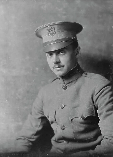 Lieutenant E.C. Tobey, portrait photograph, 1917 Dec. 8. Creator: Arnold Genthe