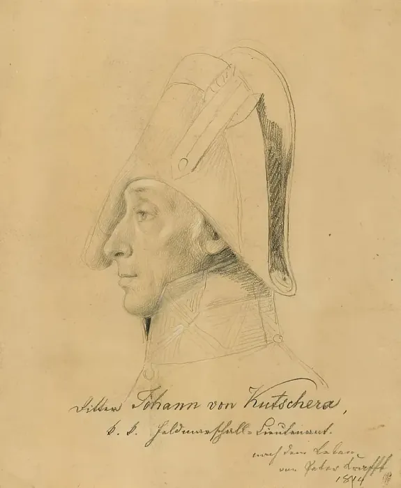 Framed Print : Lieutenant Field Marshal Johann Ritter von Kutschera, 1814. Creator: Johann Peter Krafft Framed Print : Lieutenant Field Marshal Johann Ritter von Kutschera, 1814. Creator: Johann Peter Krafft