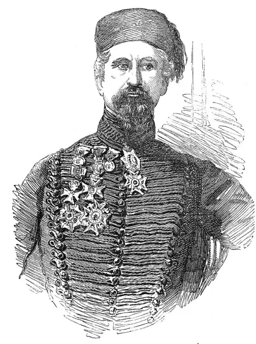 Framed Print : Lieutenant-General Cannon (Behram Pacha) - from a photograph by Claudet, 1856. Creator: Unknown Framed Print : Lieutenant-General Cannon (Behram Pacha) - from a photograph by Claudet, 1856. Creator: Unknown