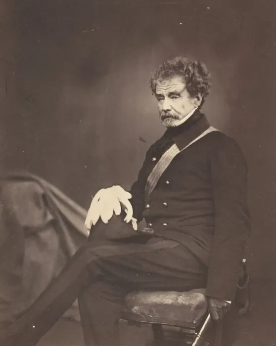 Framed Print : Lieutenant General Sir Colin Campbell, G. C. B. 1855. Creator: Roger Fenton Framed Print : Lieutenant General Sir Colin Campbell, G. C. B. 1855. Creator: Roger Fenton