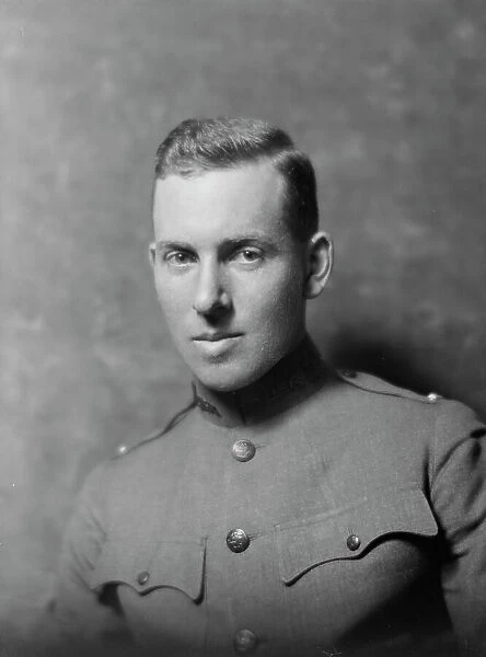 Lieutenant G.P. McNear, portrait photograph, 1917 Dec. 8. Creator: Arnold Genthe
