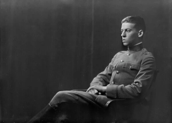 Lieutenant H. Wanger, portrait photograph, 1918 Sept. 20. Creator: Arnold Genthe