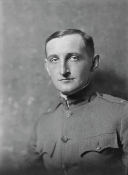 Lieutenant H.T. Edwards, portrait photograph, 1918 Apr. 24. Creator: Arnold Genthe
