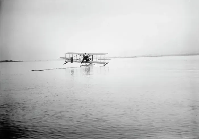 Framed Print : Lieutenant Theodore G. Ellyson, U.S.Navy, Testing Seaplane On Potomac, 1911. Creator: Harris & Ewing. Lieutenant Theodore G. Ellyson, U.S.Navy, Testing Seaplane On Potomac, 1911. Creator: Harris & Ewing Framed Print : Lieutenant Theodore G. Ellyson, U.S.Navy, Testing Seaplane On Potomac, 1911. Creator: Harris & Ewing. Lieutenant Theodore G. Ellyson, U.S.Navy, Testing Seaplane On Potomac, 1911. Creator: Harris & Ewing