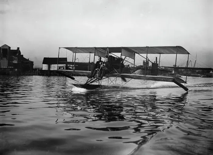 Framed Print : Lieutenant Theodore G. Ellyson, U.S.Navy, Testing Seaplane On Potomac, 1911. Creator: Harris & Ewing. Lieutenant Theodore G. Ellyson, U.S.Navy, Testing Seaplane On Potomac, 1911. Creator: Harris & Ewing Framed Print : Lieutenant Theodore G. Ellyson, U.S.Navy, Testing Seaplane On Potomac, 1911. Creator: Harris & Ewing. Lieutenant Theodore G. Ellyson, U.S.Navy, Testing Seaplane On Potomac, 1911. Creator: Harris & Ewing