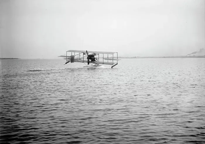 Framed Print : Lieutenant Theodore G. Ellyson, U.S.Navy, Testing Seaplane On Potomac, 1911. Creator: Harris & Ewing. Lieutenant Theodore G. Ellyson, U.S.Navy, Testing Seaplane On Potomac, 1911. Creator: Harris & Ewing Framed Print : Lieutenant Theodore G. Ellyson, U.S.Navy, Testing Seaplane On Potomac, 1911. Creator: Harris & Ewing. Lieutenant Theodore G. Ellyson, U.S.Navy, Testing Seaplane On Potomac, 1911. Creator: Harris & Ewing