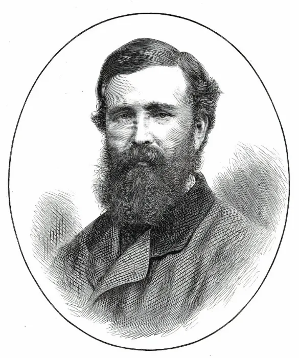 Framed Print : Lieutenant V. H. Cameron, R.N. 1876. Creator: Unknown Framed Print : Lieutenant V. H. Cameron, R.N. 1876. Creator: Unknown