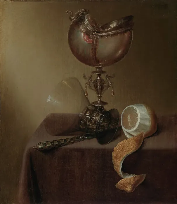 Framed Print : Still Life, 1642. Creator: Maerten Boelema de Stomme Framed Print : Still Life, 1642. Creator: Maerten Boelema de Stomme