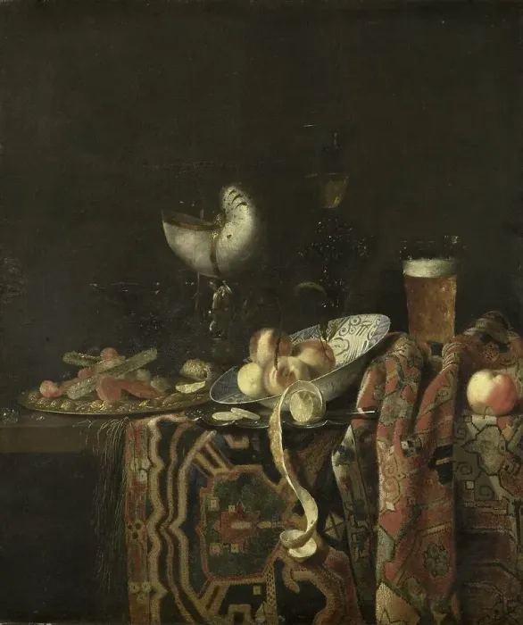 Framed Print : Still Life, 1666-1700. Creator: Georg Hainz Framed Print : Still Life, 1666-1700. Creator: Georg Hainz