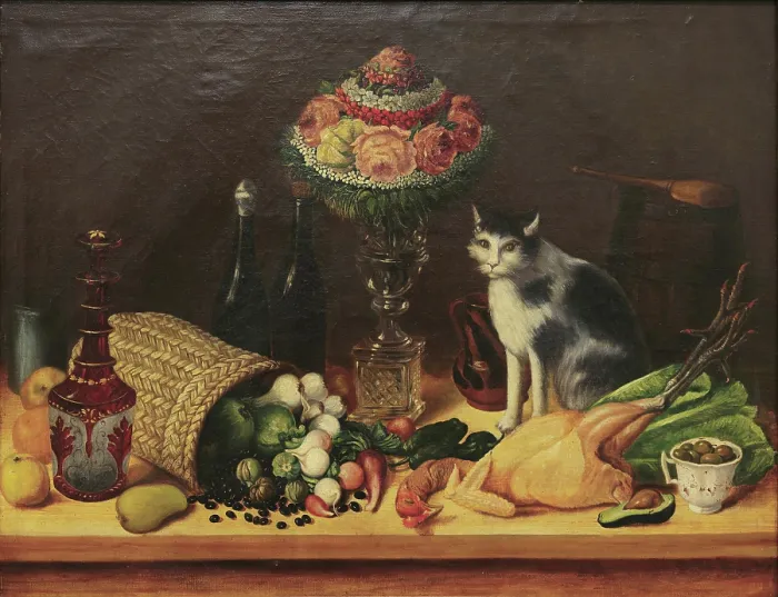 Framed Print : Still Life, 1840-1860. Creator: Arrieta, Jose Agustin (1802-1879) Framed Print : Still Life, 1840-1860. Creator: Arrieta, Jose Agustin (1802-1879)