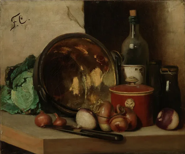 Framed Print : Still Life, 1877. Creator: Fanny Churberg