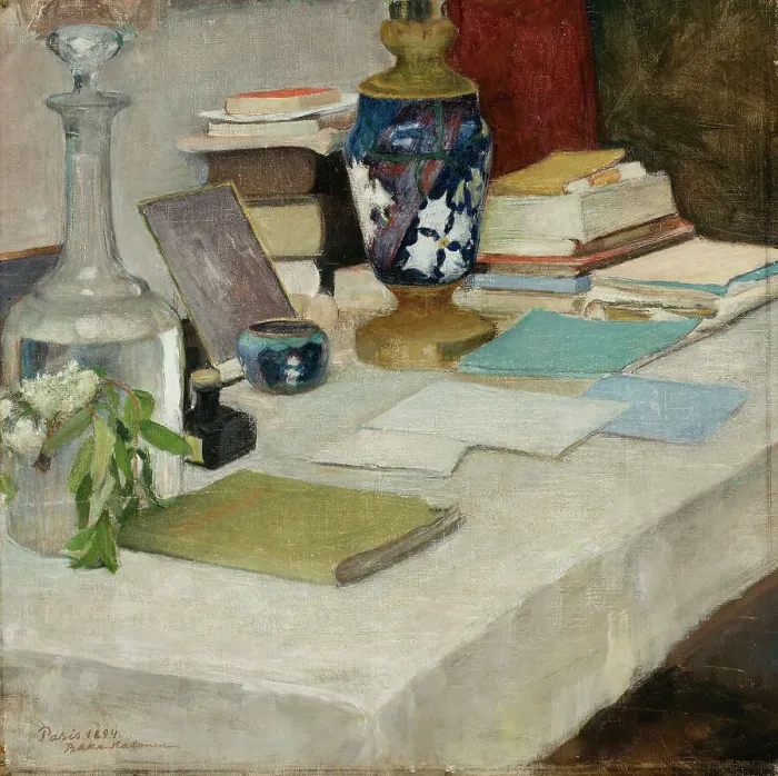 Framed Print : Still Life, 1894. Creator: Pekka Halonen Framed Print : Still Life, 1894. Creator: Pekka Halonen