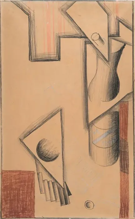 Framed Print : Still Life, 1913. Creator: Juan Gris