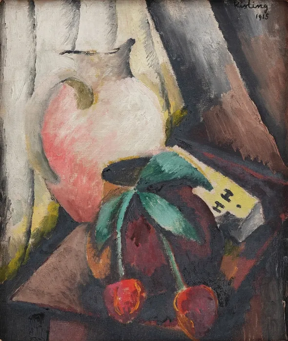 Framed Print : Still Life, 1915. Creator: Kisling, Moise (1891-1953) Framed Print : Still Life, 1915. Creator: Kisling, Moise (1891-1953)