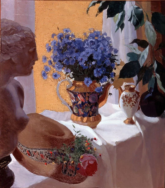 Still life, 1916. Artist: Chekhonin, Sergei Vasilievich (1878-1936)