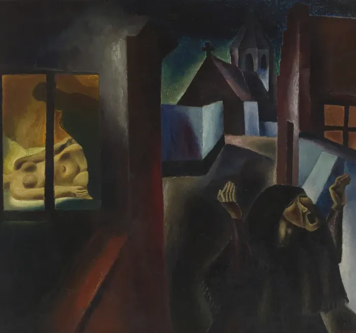 Framed Print : Life, 1924. Creator: Frits van den Berghe Framed Print : Life, 1924. Creator: Frits van den Berghe