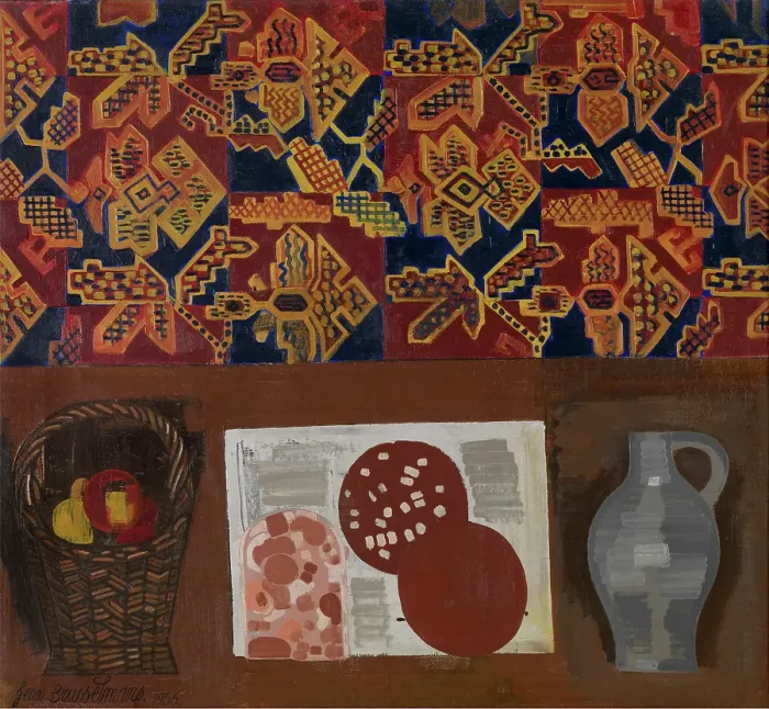 Framed Print : Still Life, 1936. Creator: Jean Brusselmans Framed Print : Still Life, 1936. Creator: Jean Brusselmans