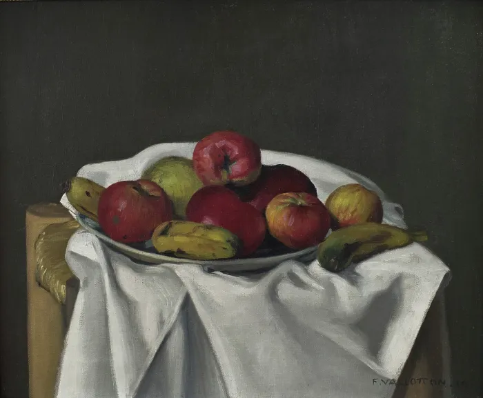 Framed Print : Still life with apples, 1910. Creator: Vallotton, Felix Edouard (1865-1925) Framed Print : Still life with apples, 1910. Creator: Vallotton, Felix Edouard (1865-1925)