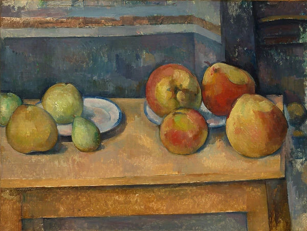 Still Life with Apples and Pears, ca. 1891-92. Creator: Paul Cezanne