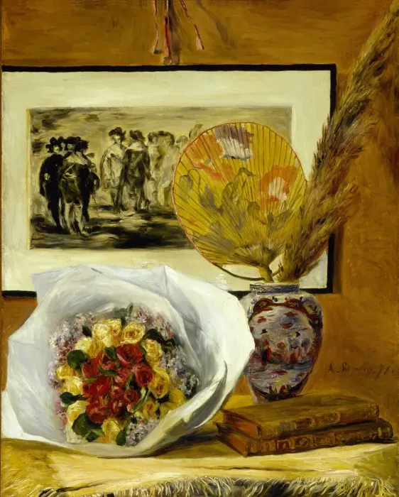 Framed Print : Still Life with Bouquet, 1871. Artist: Renoir, Pierre Auguste (1841-1919) Framed Print : Still Life with Bouquet, 1871. Artist: Renoir, Pierre Auguste (1841-1919)