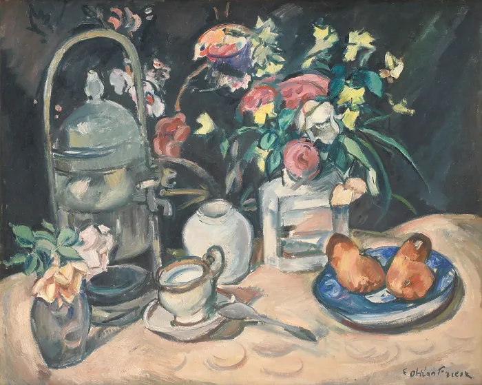 Framed Print : Still Life with Brioches, 1916-1917. Creator: Friesz, Achille-Emile-Othon (1879-1949) Framed Print : Still Life with Brioches, 1916-1917. Creator: Friesz, Achille-Emile-Othon (1879-1949)
