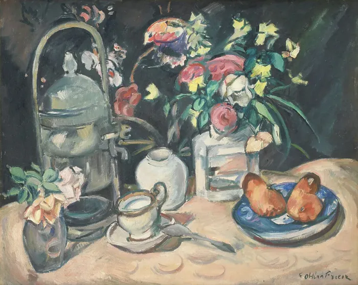 Framed Print : Still Life with Brioches, 1916-1917. Creator: Othon Friesz Framed Print : Still Life with Brioches, 1916-1917. Creator: Othon Friesz