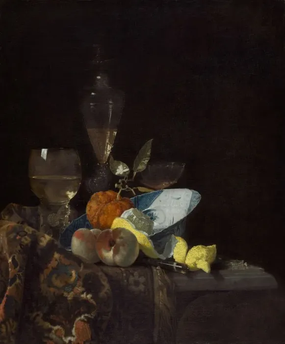 Framed Print : Still Life, c. 1660. Creator: Willem Kalf Framed Print : Still Life, c. 1660. Creator: Willem Kalf