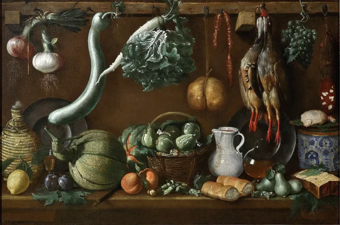 Framed Print : Still Life, c1625. Creator: Jacopo da Empoli (Chimenti) (1551-1640) Framed Print : Still Life, c1625. Creator: Jacopo da Empoli (Chimenti) (1551-1640)