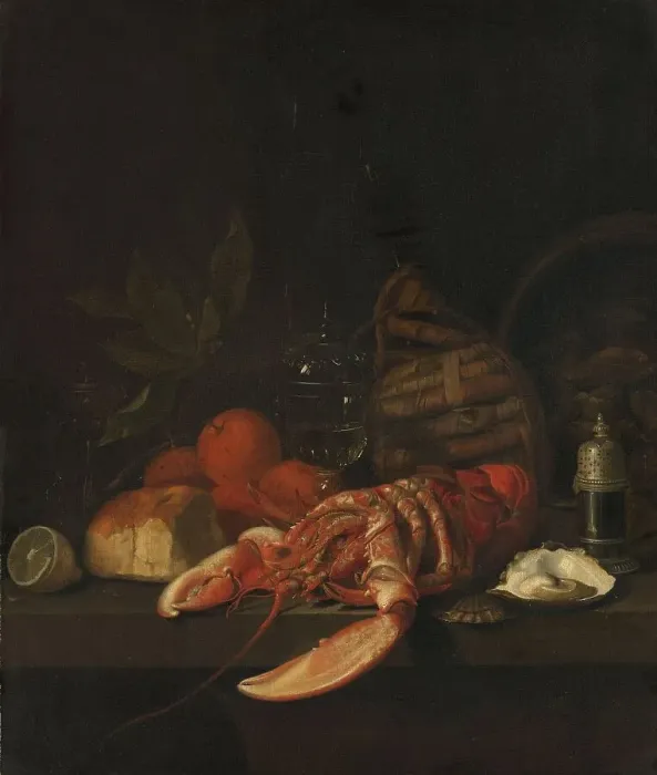 Framed Print : Still Life, c.1668. Creator: David Davidsz de Heem Framed Print : Still Life, c.1668. Creator: David Davidsz de Heem
