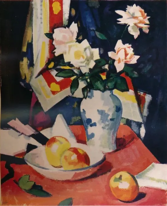 Framed Print : Still Life, c1891-1935, (1936). Artist: Samuel John Peploe Framed Print : Still Life, c1891-1935, (1936). Artist: Samuel John Peploe