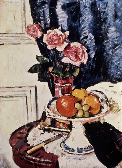 Framed Print : Still Life, c1920s. Creator: George Leslie Hunter Framed Print : Still Life, c1920s. Creator: George Leslie Hunter