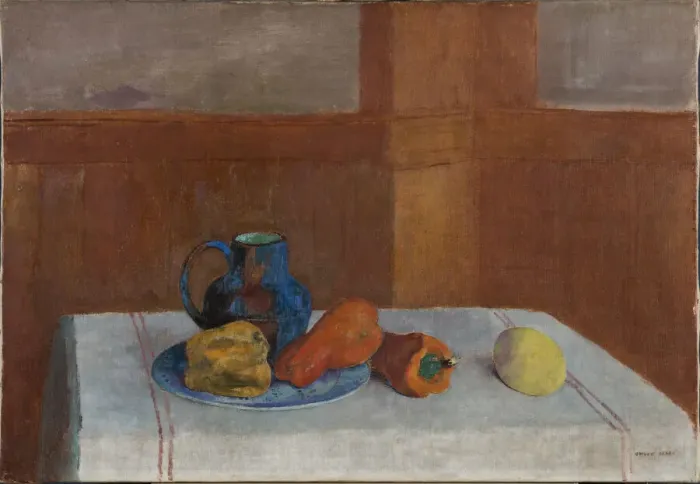 Framed Print : Still life, ca 1901. Creator: Redon, Odilon (1840-1916) Framed Print : Still life, ca 1901. Creator: Redon, Odilon (1840-1916)