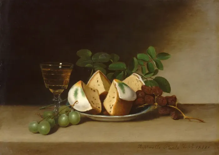 Framed Print : Still Life with Cake, 1818. Creator: Raphaelle Peale Framed Print : Still Life with Cake, 1818. Creator: Raphaelle Peale