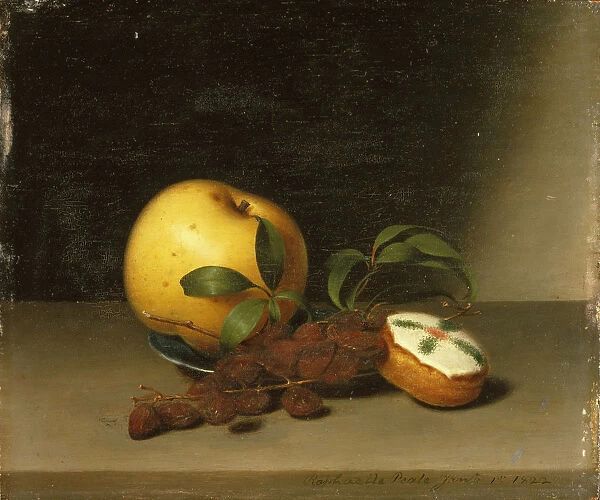 Still Life with Cake, 1822. Artist: Peale, Raphaelle (1774-1825)