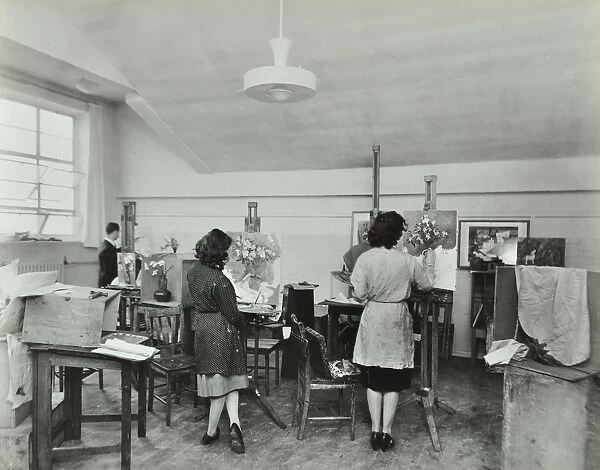 Still life class, Saint Martins School of Art, London, 1939