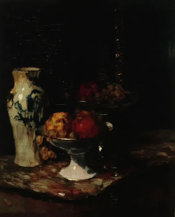 Framed Print : Still Life. Creator: Carl Schuch Framed Print : Still Life. Creator: Carl Schuch