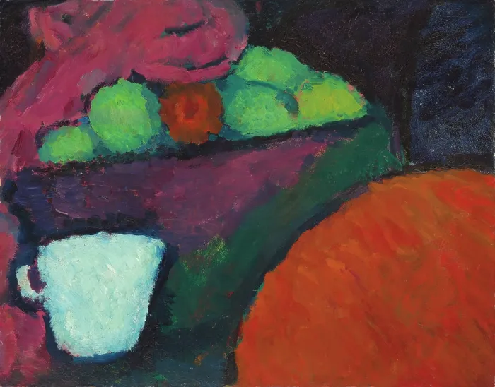 Framed Print : Still life with cup, c1908. Creator: Javlensky, Alexei, von (1864-1941) Framed Print : Still life with cup, c1908. Creator: Javlensky, Alexei, von (1864-1941)