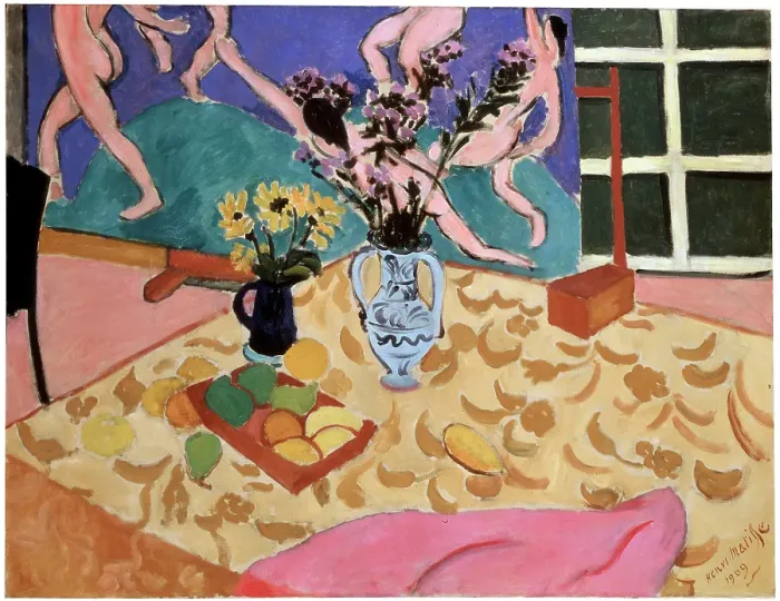 Framed Print : Still life with The Dance, 1909. Creator: Henri Matisse. Still life with The Dance, 1909. Creator: Henri Matisse Framed Print : Still life with The Dance, 1909. Creator: Henri Matisse. Still life with The Dance, 1909. Creator: Henri Matisse