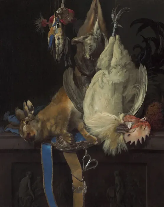 Framed Print : Still Life with Dead Game, 1661. Creator: Willem van Aelst Framed Print : Still Life with Dead Game, 1661. Creator: Willem van Aelst
