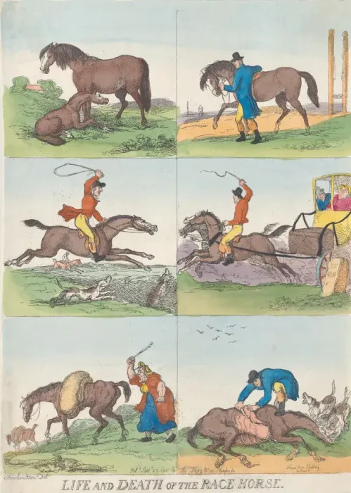 Framed Print : Life and Death of the Race Horse, September 25, 1811. September 25, 1811 Framed Print : Life and Death of the Race Horse, September 25, 1811. September 25, 1811