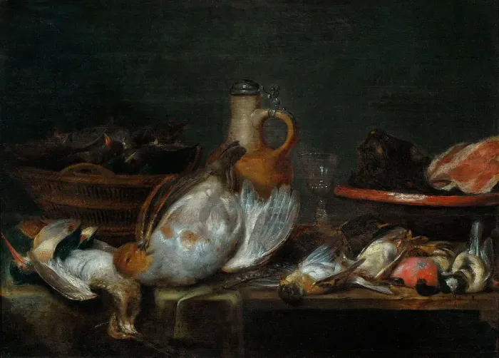 Framed Print : Still life, Early 17th cen Artist: Adriaenssen, Alexander (1587-1661) Framed Print : Still life, Early 17th cen Artist: Adriaenssen, Alexander (1587-1661)